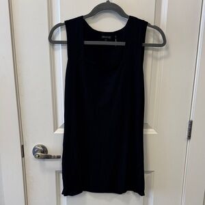 Tricotta Classic Black Sleeveless Size Small Tank Top with comfortable stretch
